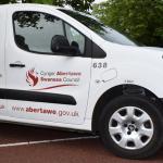 Swansea Council electric vehicle