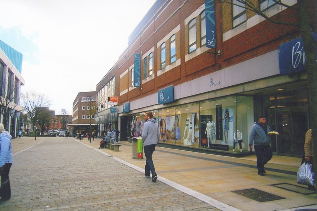 The former BHS prior to it closing on Swansea's Oxford Street