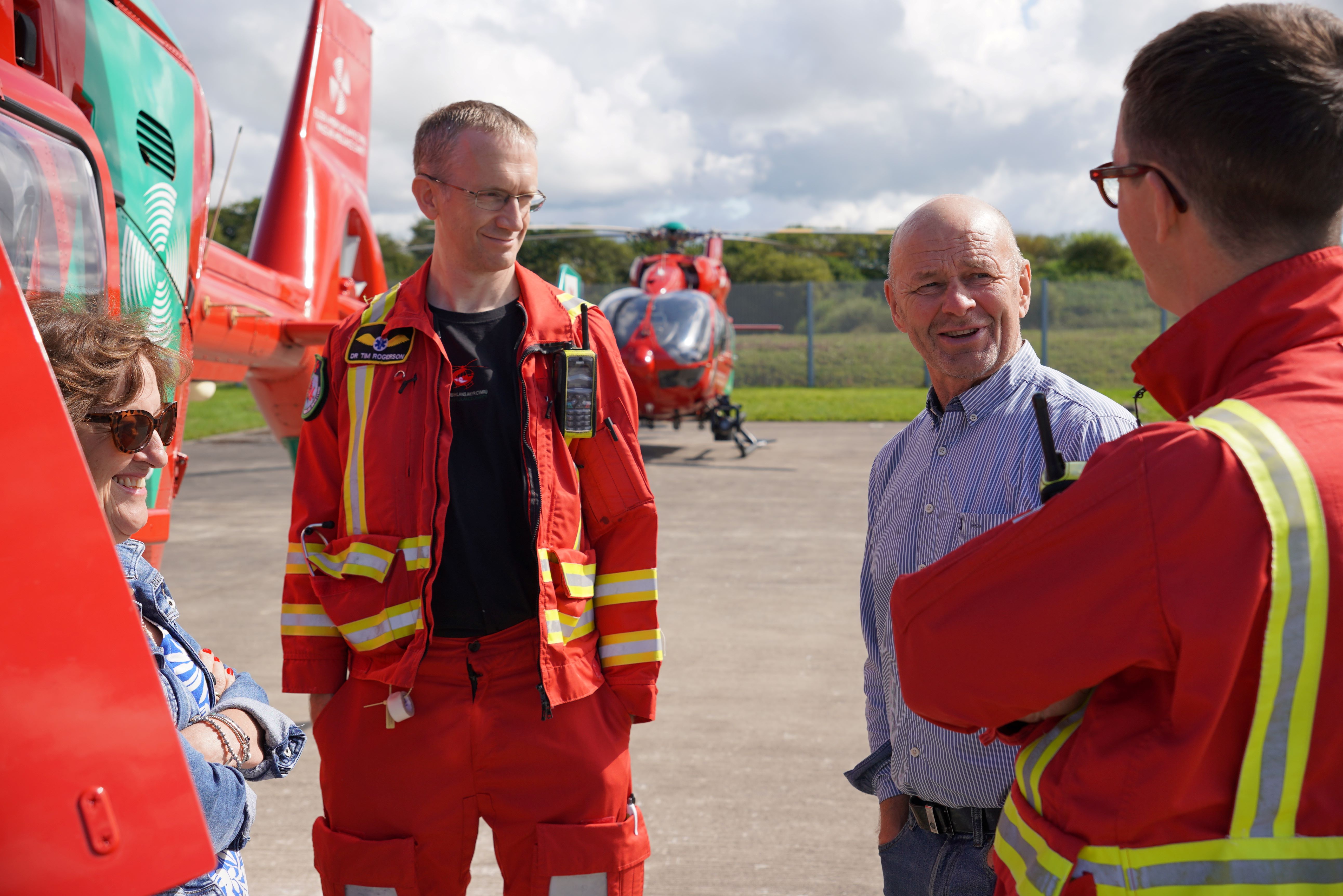 Brendan visits Wales Air Ambulance's Dafen base.