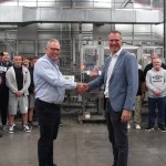 From left William Watkins MD of Radnor Hills and Simon Oldham MD of Highland Spring Group