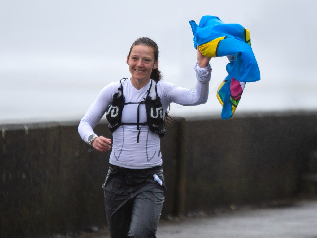 Sanna training for the gruelling six day race