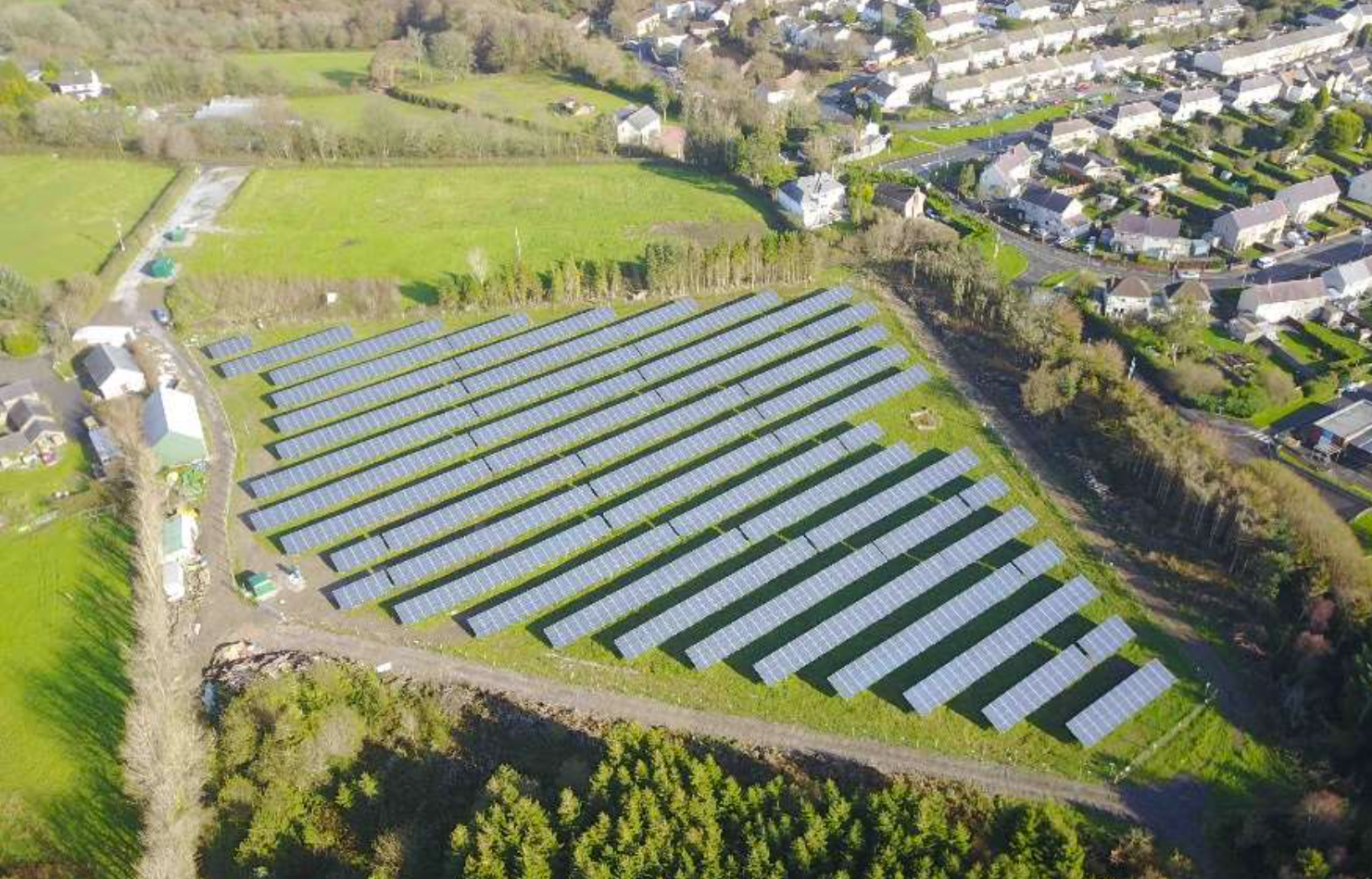 Gower Electric Co's Solar Farm in Dunvant