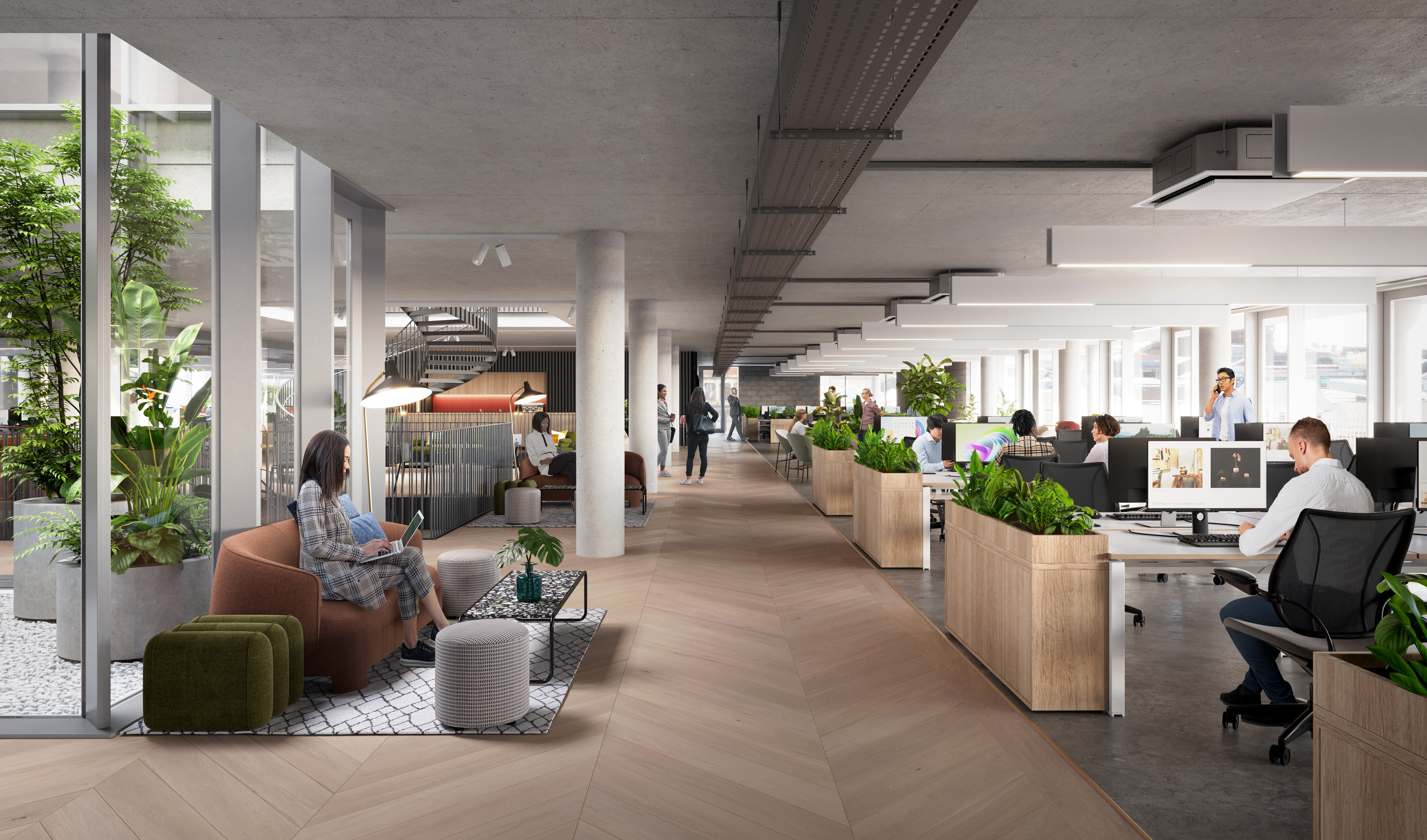 The development will provide space for up to 600 office workers once complete