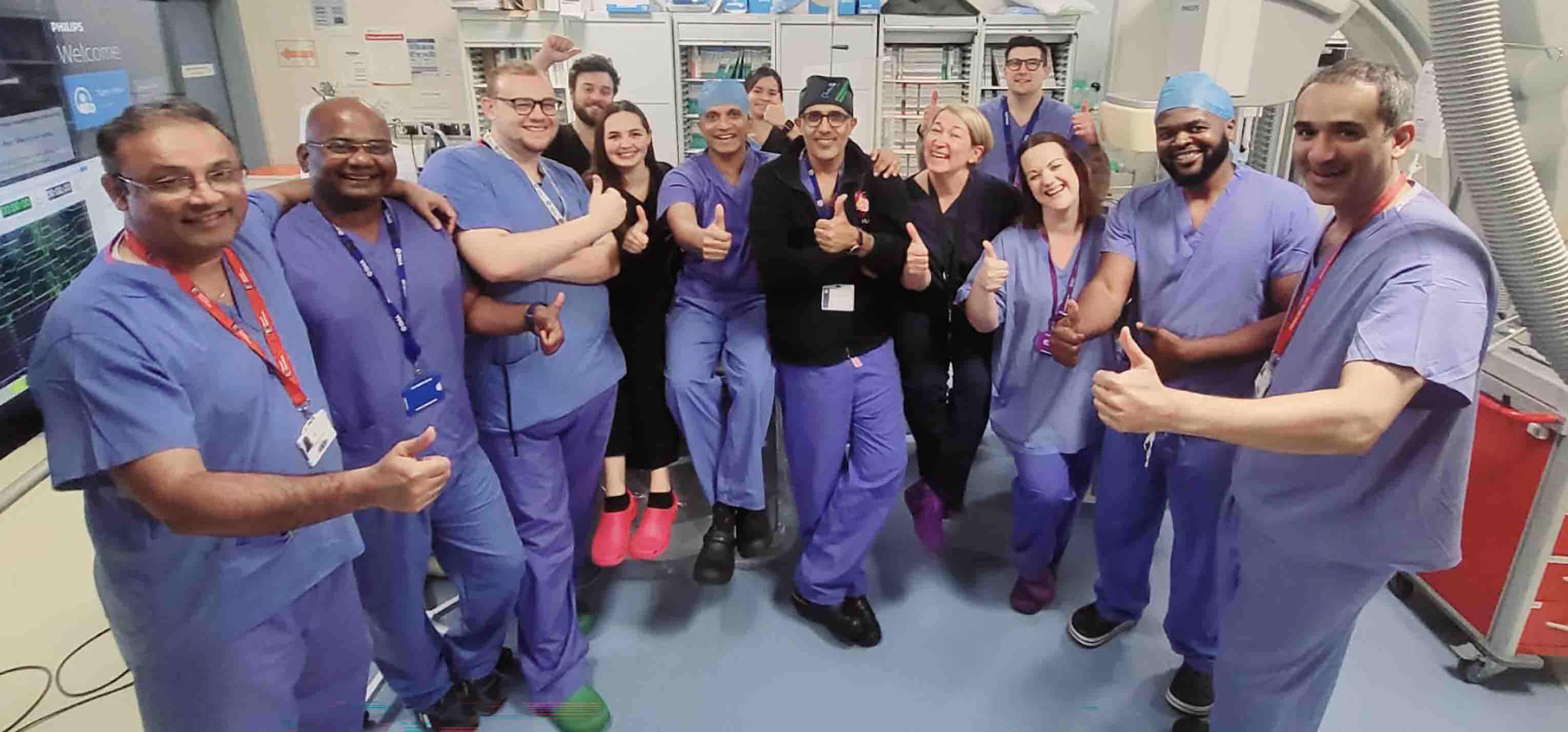 Morriston Hospital's Angioplasty team