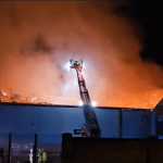 Fire at Limitless trampoline park