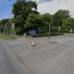 Mumbles Road at junction of Swansea University's Singleton Campus