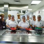 Catering staff from Tenby VC School