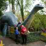 Dan-yr-Ogof, The National Showcaves Centre for Wales, is auctioning off one of its colossal dinosaur models as a special gift for someone this Christmas.