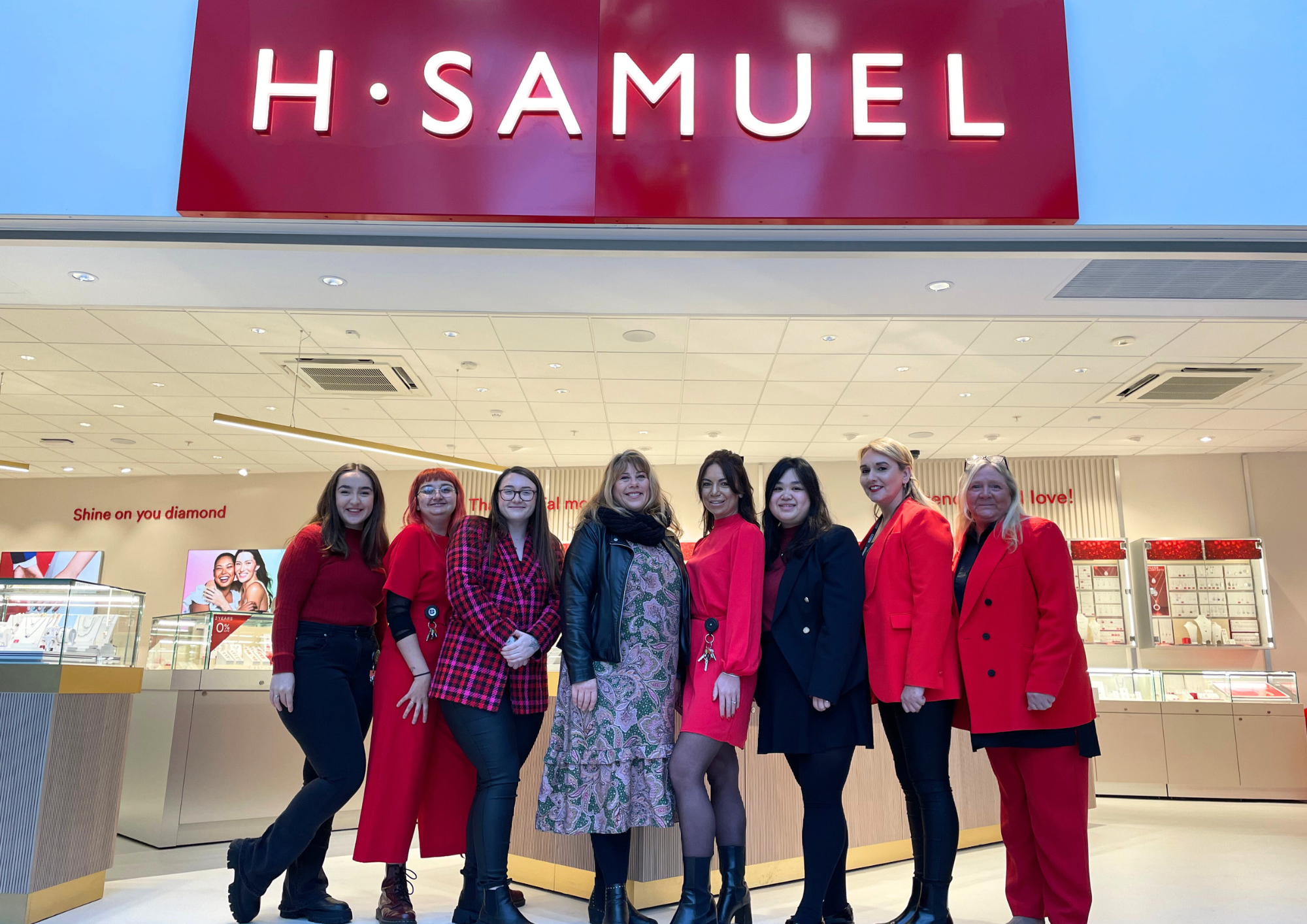 The relaunched H Samuel store at Swansea's Quadrant Shopping Centre