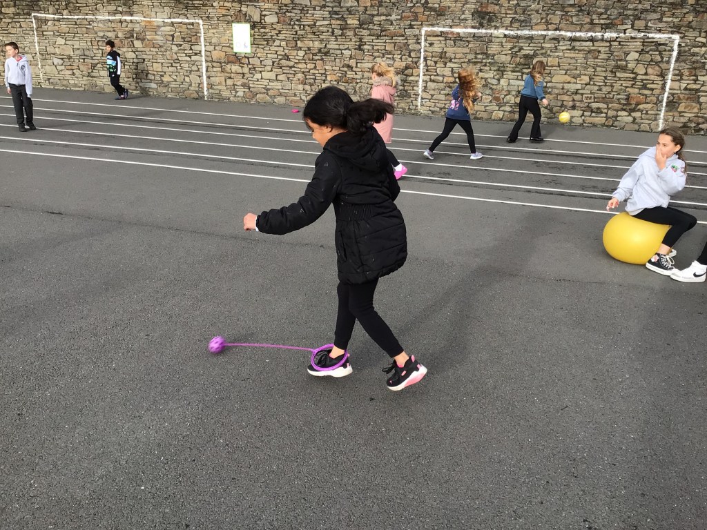 Pupils from Danygraig Primary School