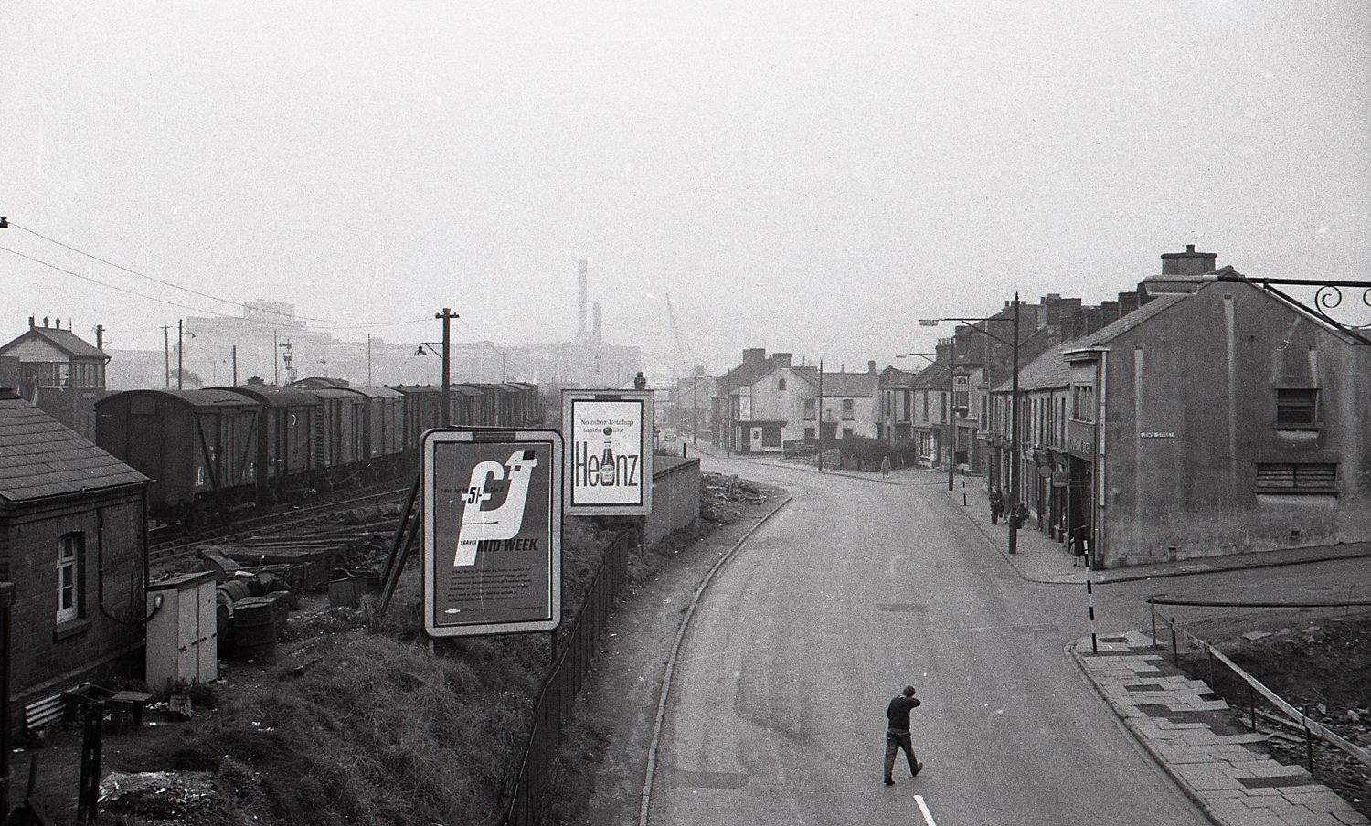 The Fabian Way area before regeneration, a photo by George Little.