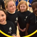 Some of Swansea’s new young ambassador for sport.