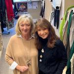 Helen Bowden at Solo Fashions in Mumbles