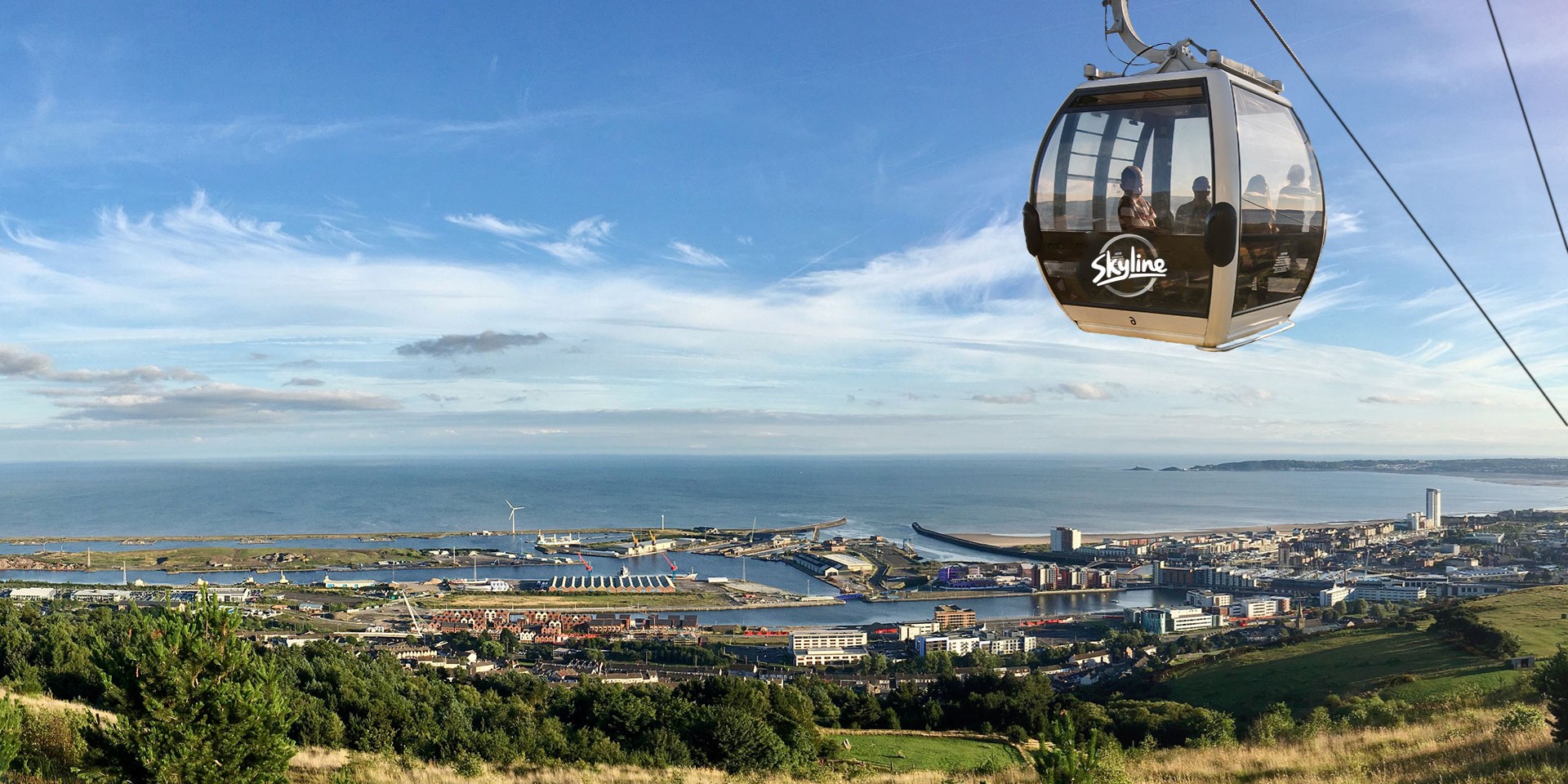Artist's impression of Skyline cable car
