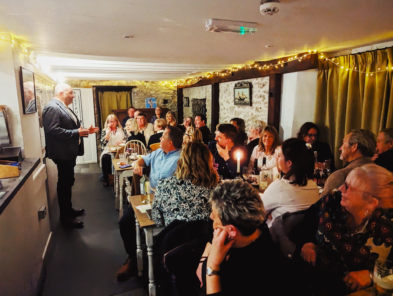 MasterChef winner Wynne Evans at the Old Point House