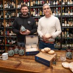 Dafydd Morris from Môr Ladron Rum and Wilf Lewis from Wilfred's Pies