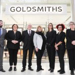 Staff at the new Swansea Goldsmiths store along with Quadrant Centre Manager, Lisa Hartley