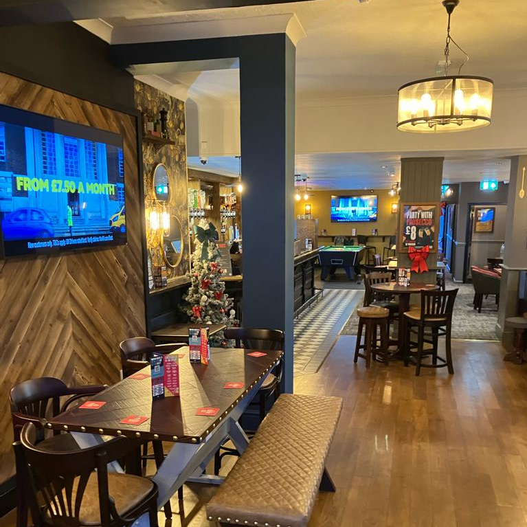 The inside of the newly refurbished St George pub on Walter Road