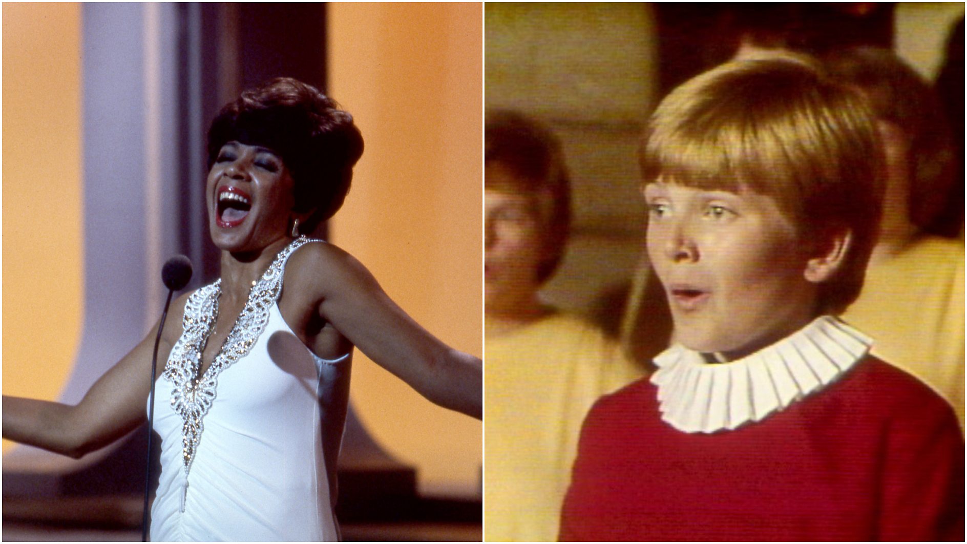 Shirley Bassey and Aled Jones