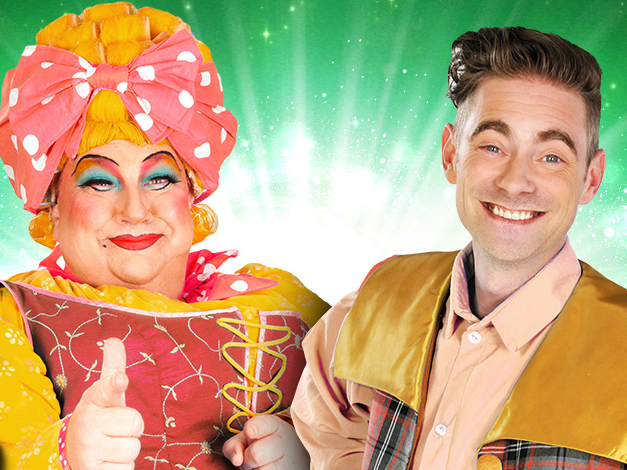 Kev Johns and Matt Edwards in Jack and the Beanstalk