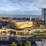 Swansea Arena and the city's Copr Bay quarter