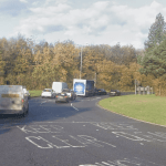 Penllergaer Roundabout at Junction 47 of the M4