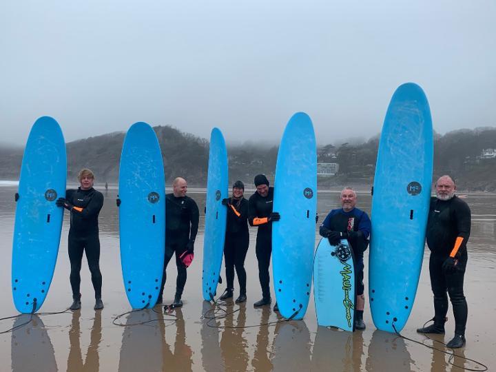 The Surf to Success project run by Surf Therapy based in Swansea and Gower