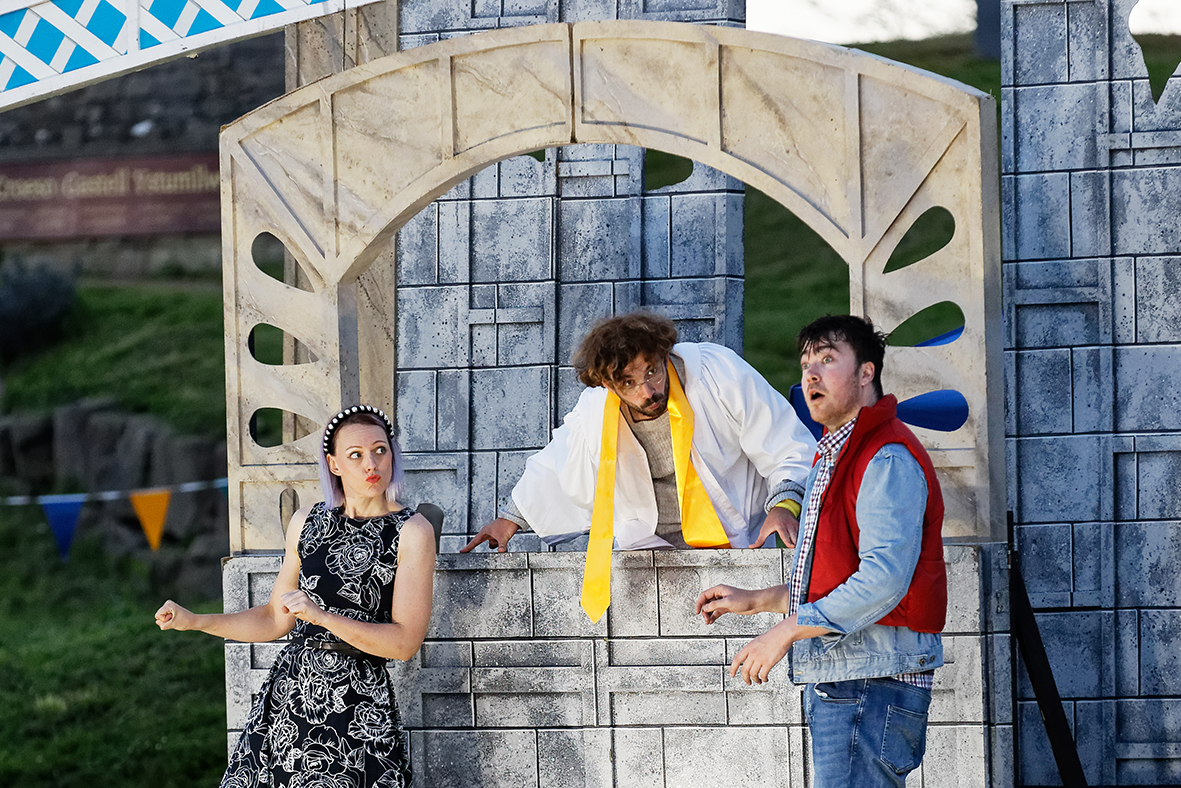Live Shakespeare at Swansea’s Oystermouth Castle – more outdoor theatre is scheduled this year. Pic: Swansea Council