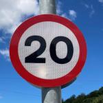 20mph sign