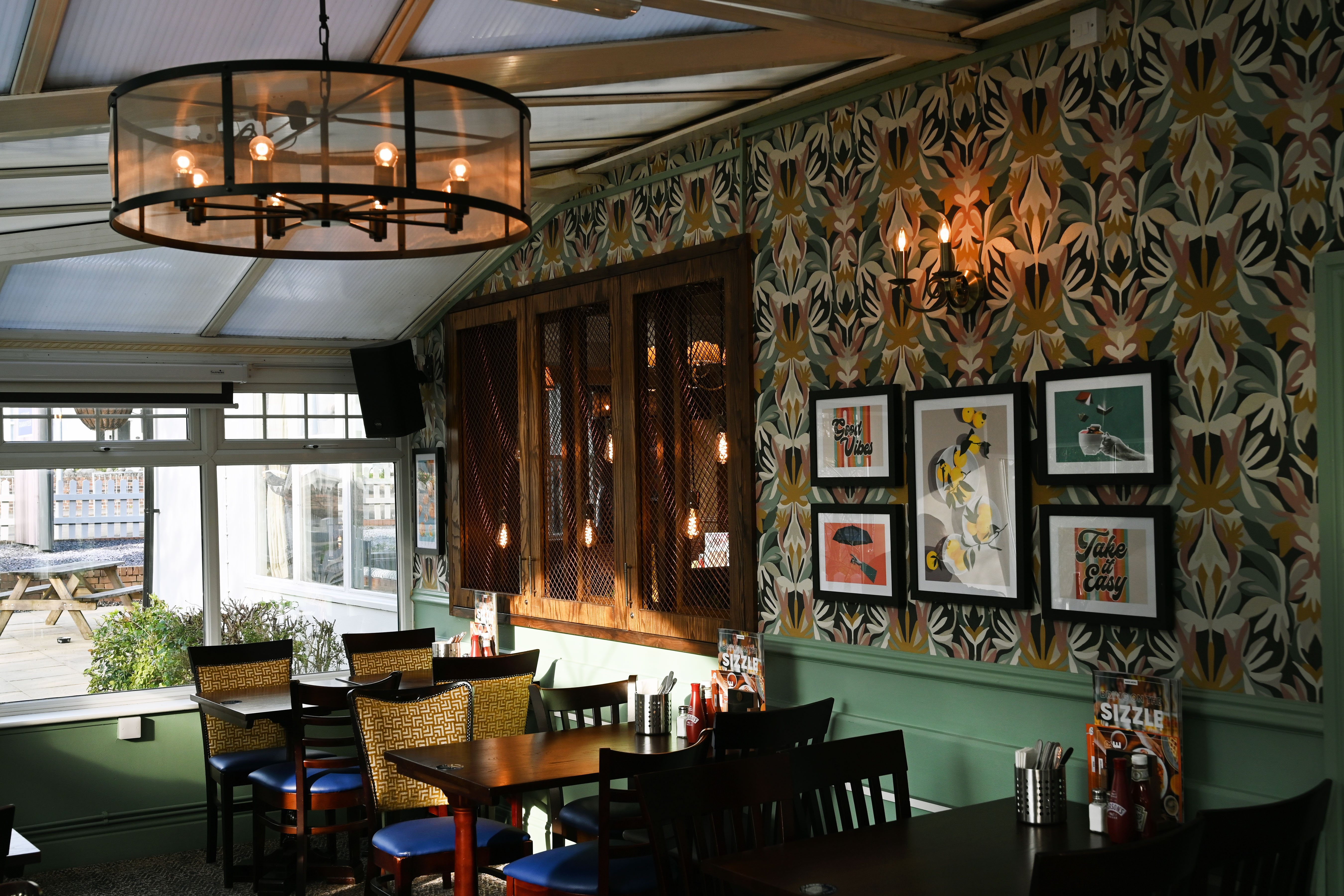 The new decor at the Bryncoch Inn