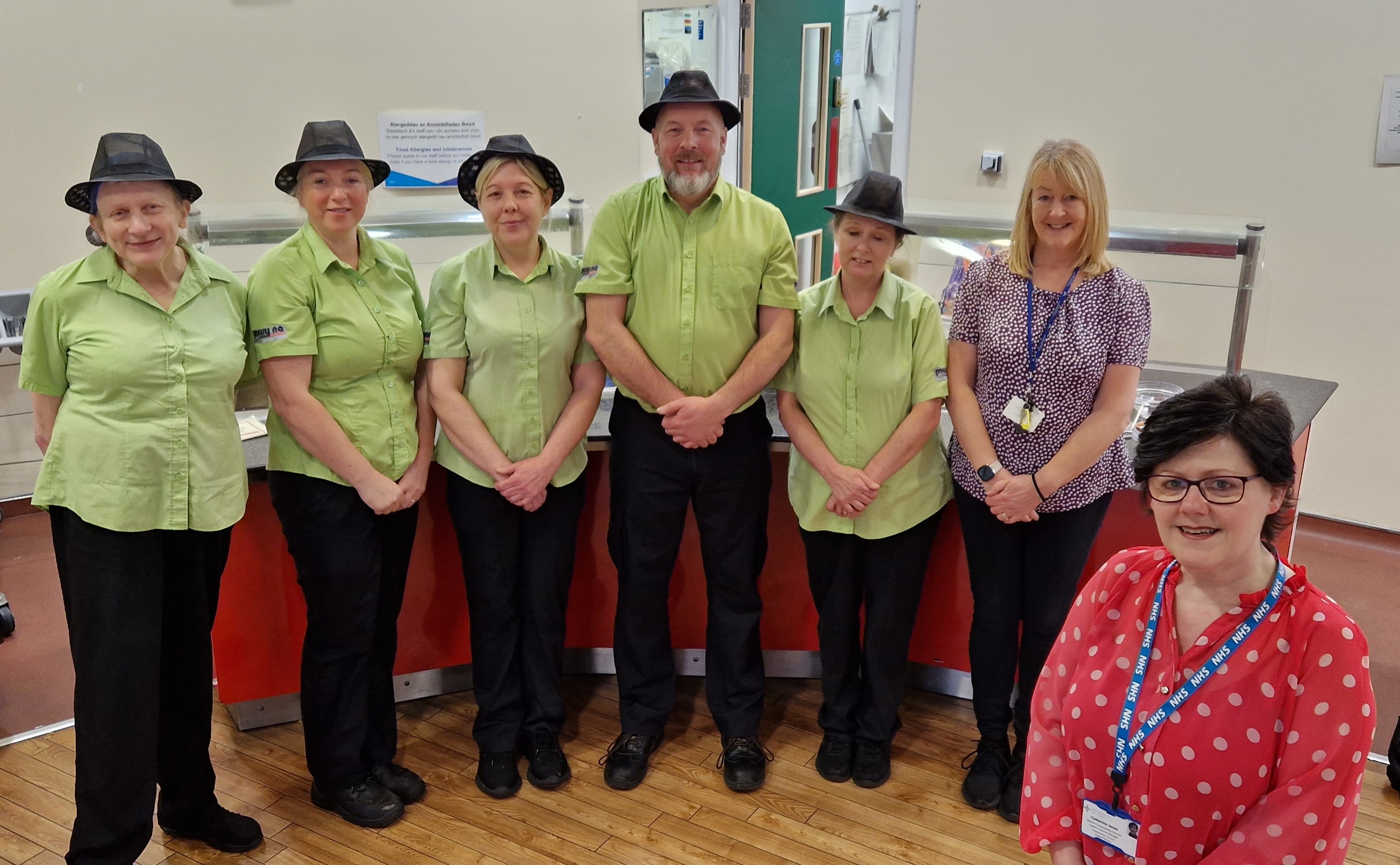 Neath Port Talbot Hospital’s catering department