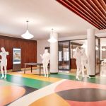 Artist's impression of refurbished Fulton House at Swansea University's Singleton campus