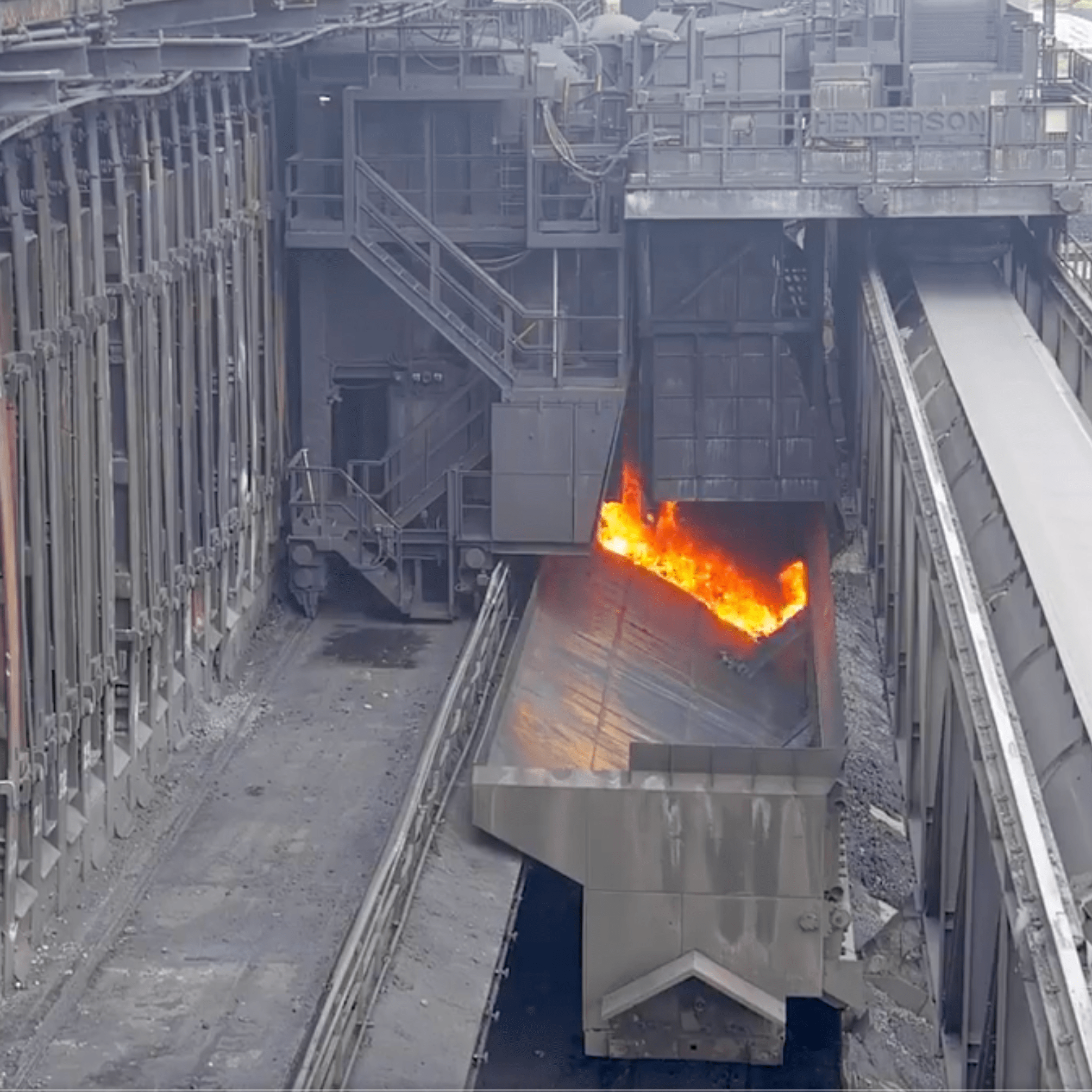 Morfa coke oven's last run