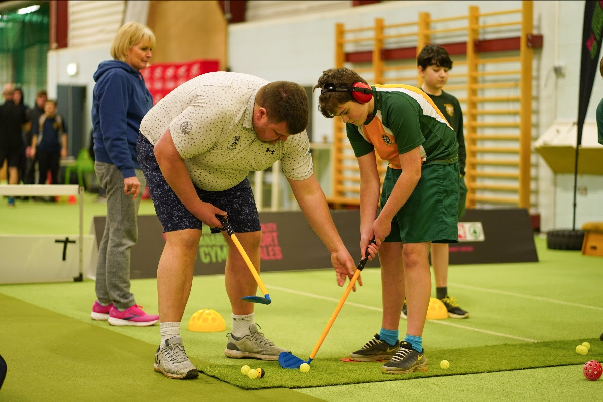 Local schoolchildren enjoying the SPAR insport Series day. (Image: Sophie Lewis)