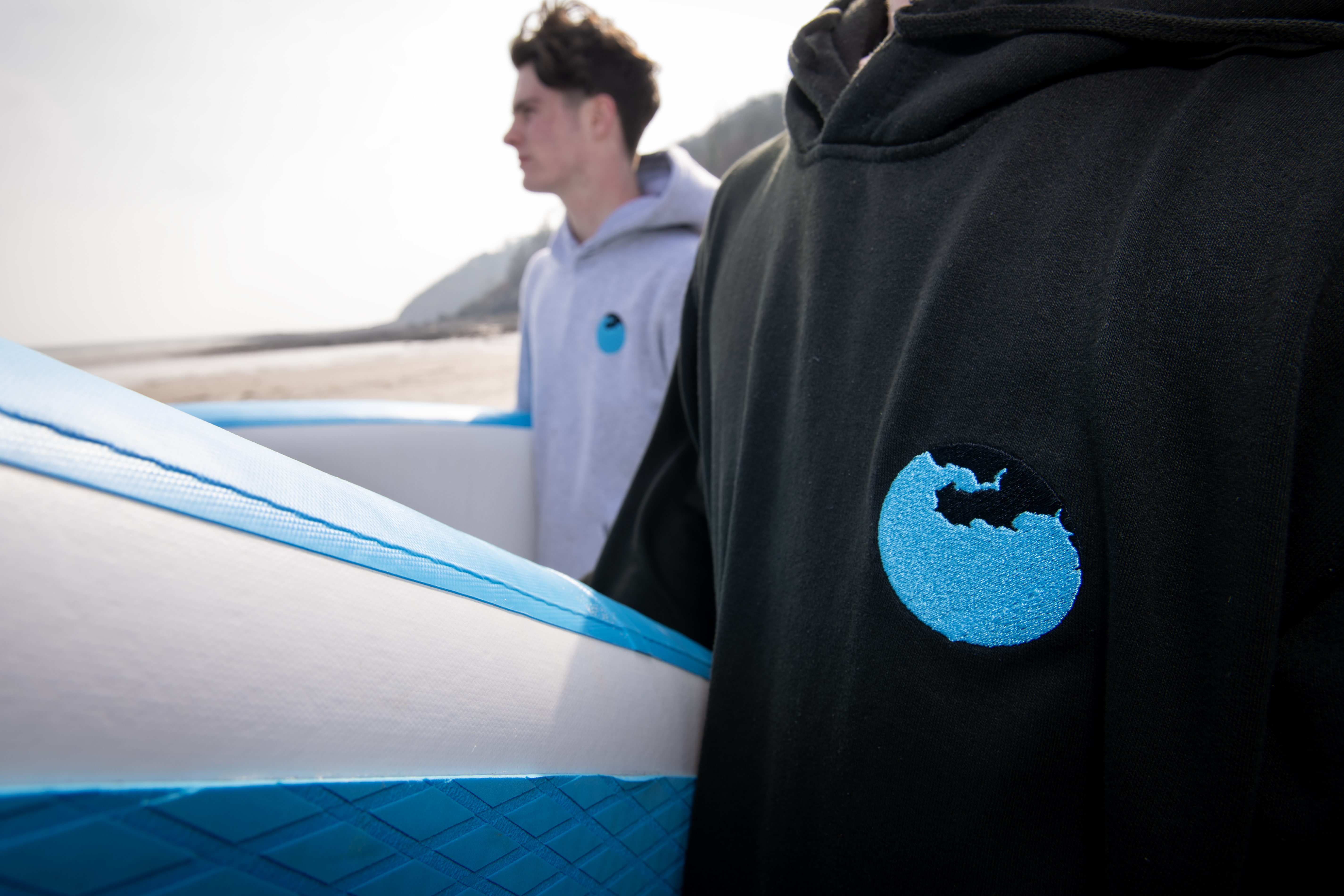 Evan and Lewis launched Gower Waves with the support of Big Ideas Wales