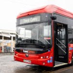 Electric bus at Carmarthen