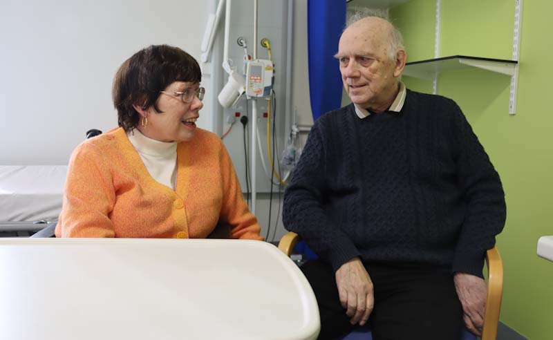 Susan Lawrance with husband Brian from Ponthenri in Carmarthenshire.