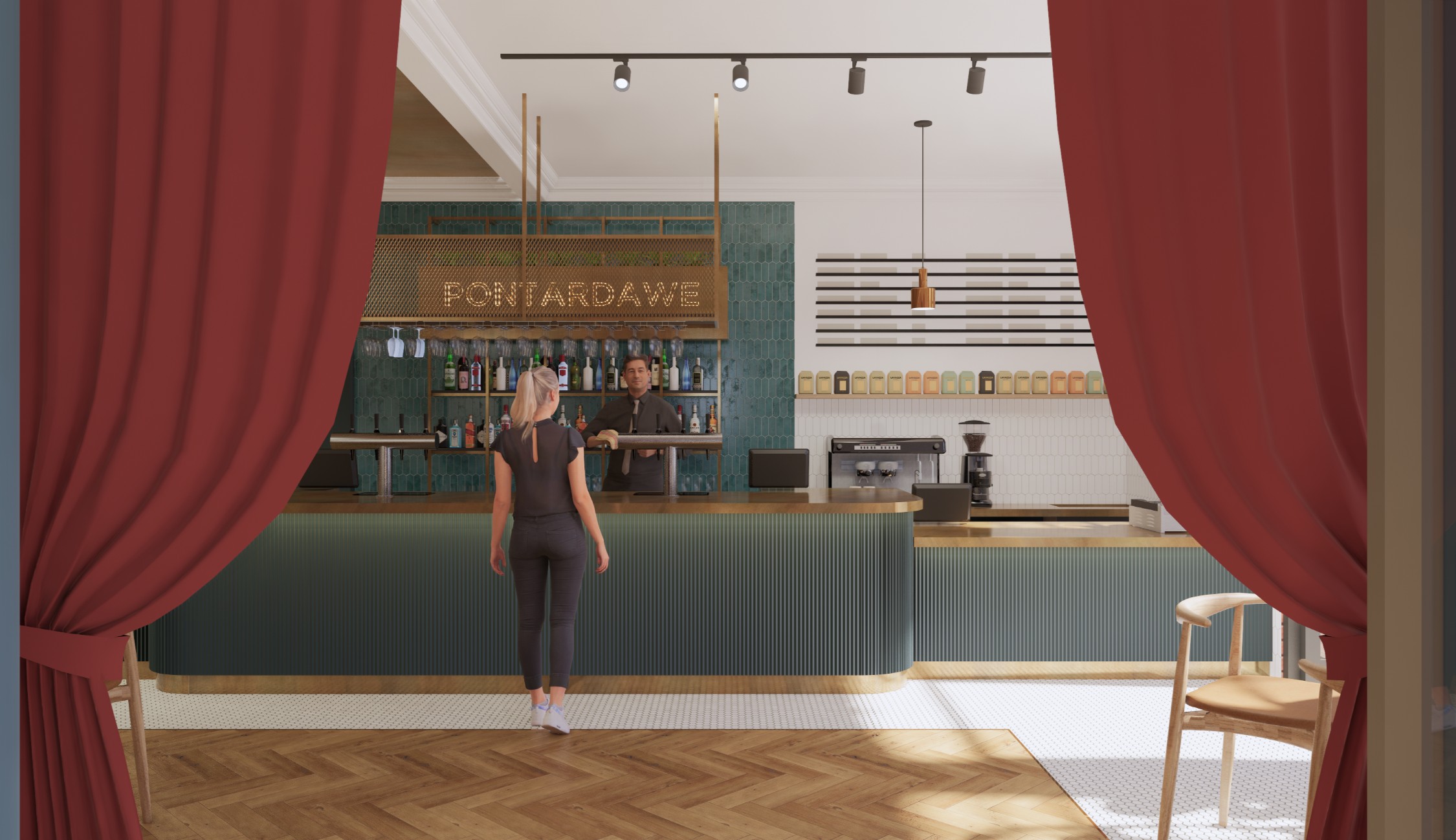 Artist's impression of the revamped Pontardawe Arts Centre (Image: Neath Port Talbot Council)