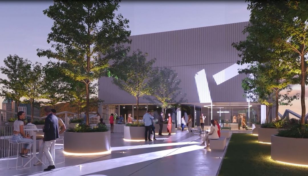 There'll be a rooftop terrace as part of the development available for events