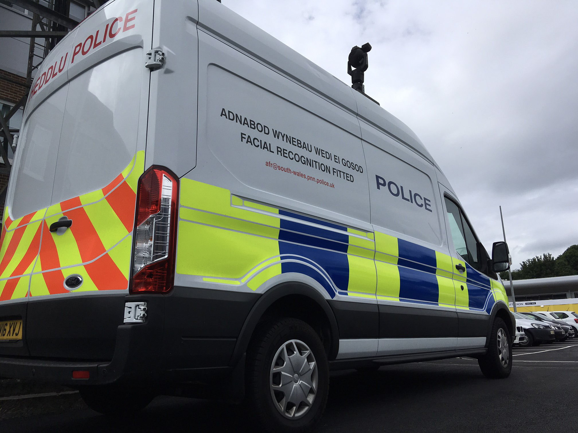 South Wales Police Facial Recognition Camera