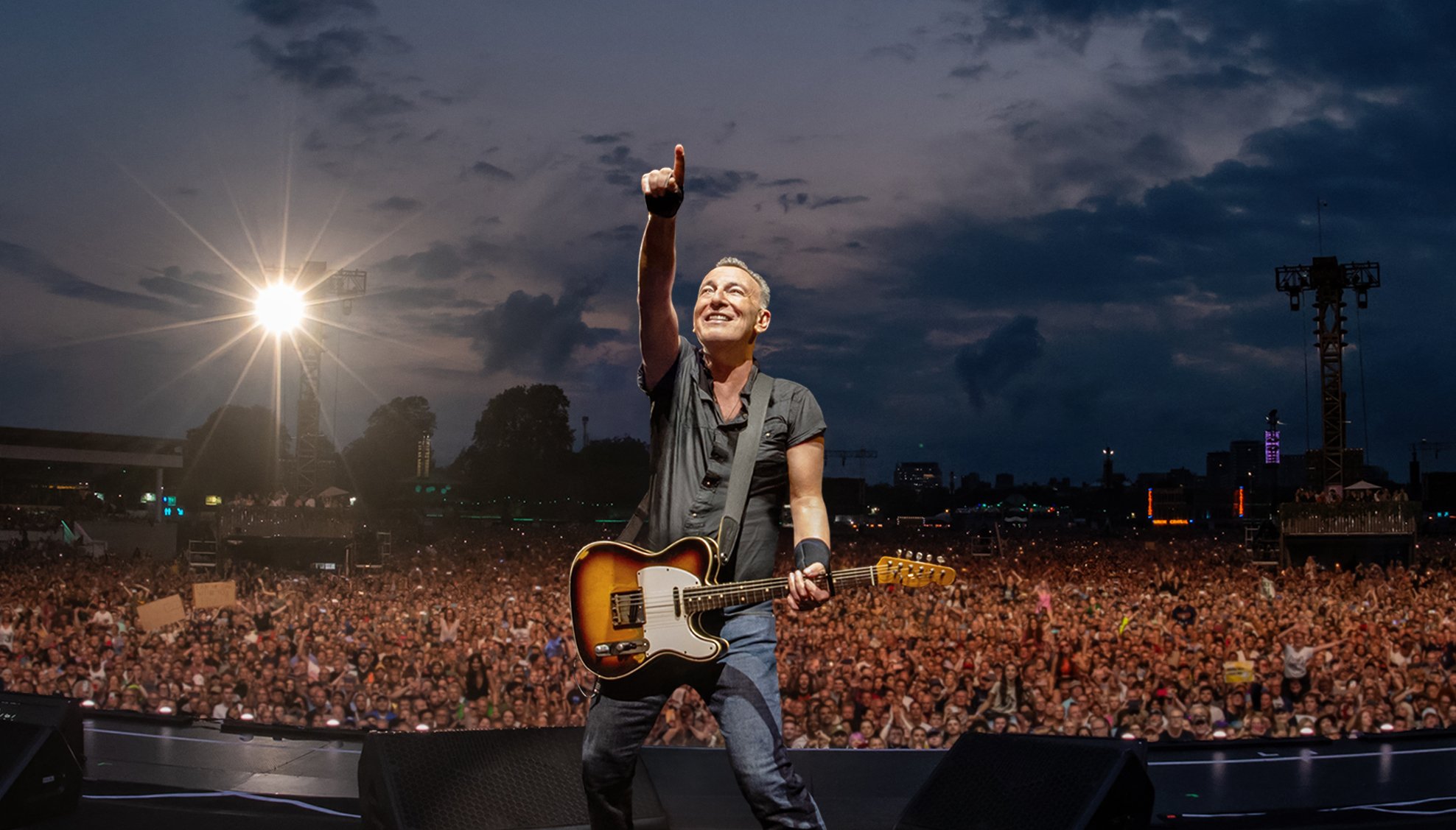 Bruce Springsteen will play Cardiff's principality Stadium on Sunday (5 May)