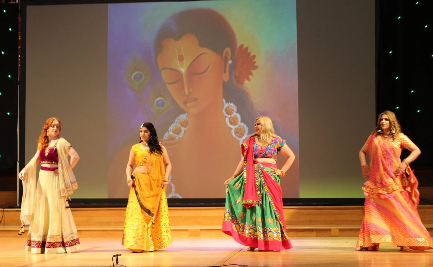 A traditional dance performed at the 2022 Mela