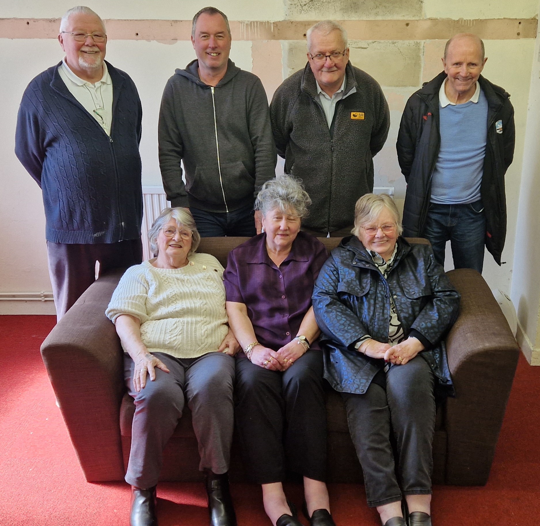 (Pictured, members left to right: back row Peter Harris, Graham Abbott, councillor Ryland Doyle, Peter Quirolo.