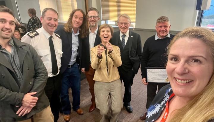 Local Area Coordinators win community safety award