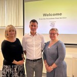 Specialist nurse Anna Bilton, physiotherapist Matt Webb and persistent pain service lead Emma Preece