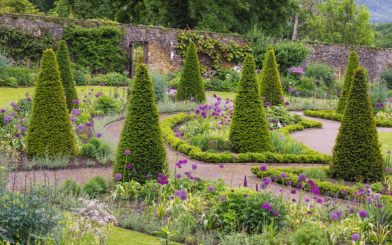 Aberglasney upper walled garden june 24 by Nigel McCall