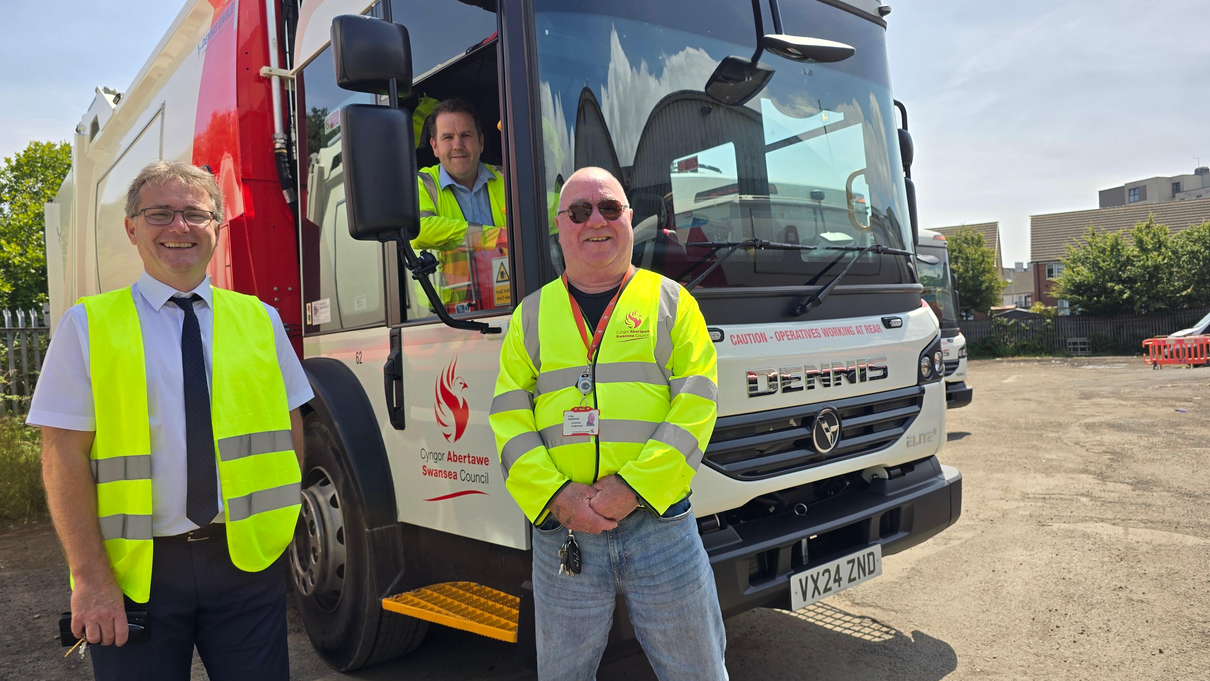 Swansea Council's new bin lorry