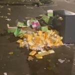 Litter in Swansea City Centre