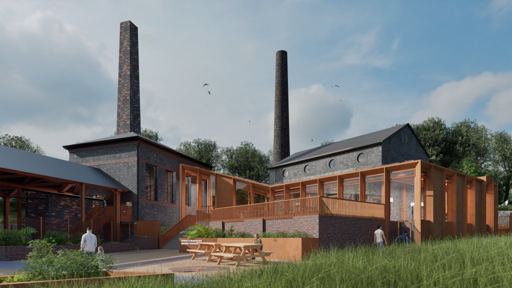 How the Vivian and Musgrave Engine Houses could look in future. Pics: Swansea Council