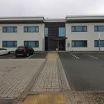 Former WRW construction offices in North Dock, Llanelli